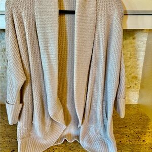 Barefoot Dreams Cream Cardigan